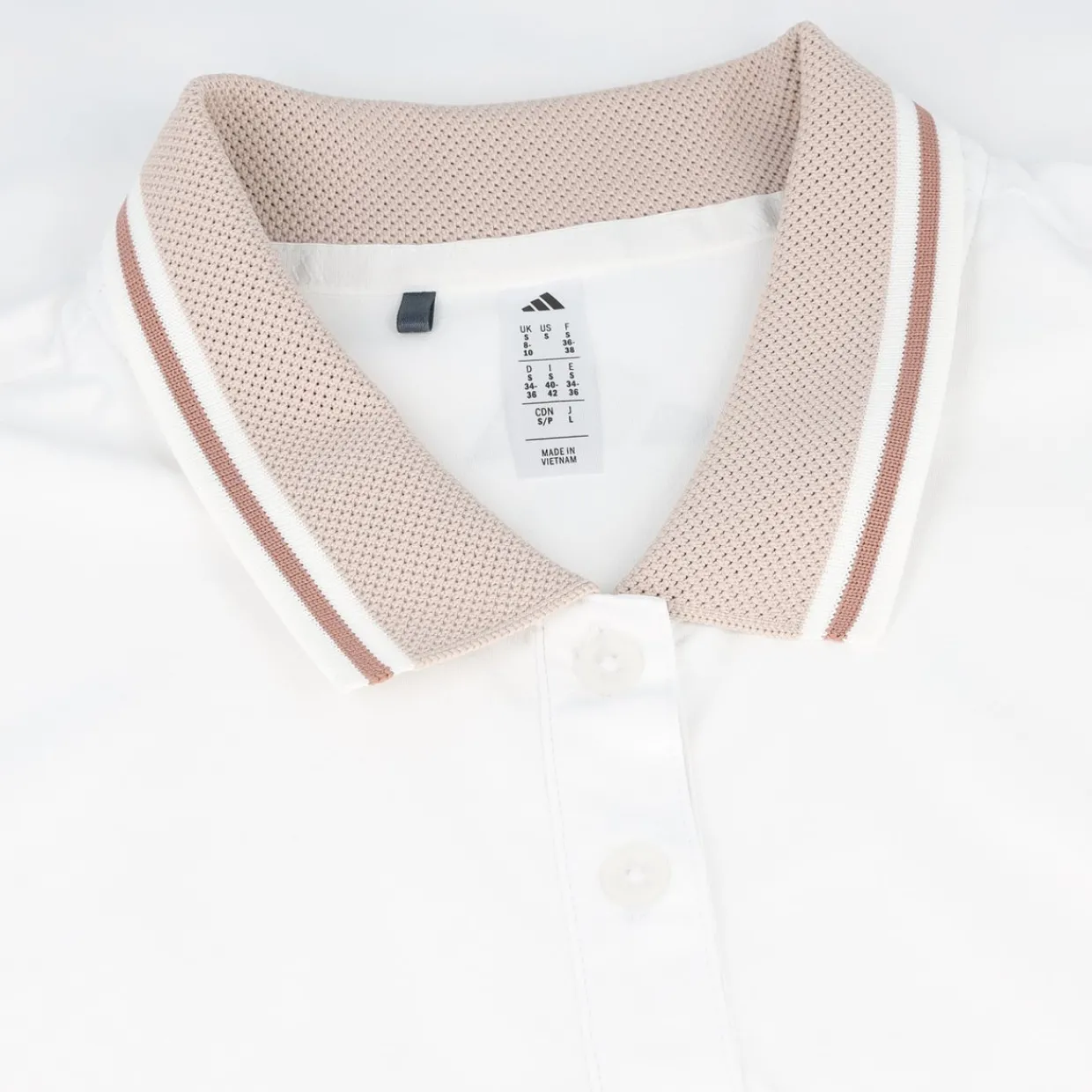 Adidas Ladies Golf Apparel^Beyond The Coure Twitknit hirt Poo hort eeve Gof Appare