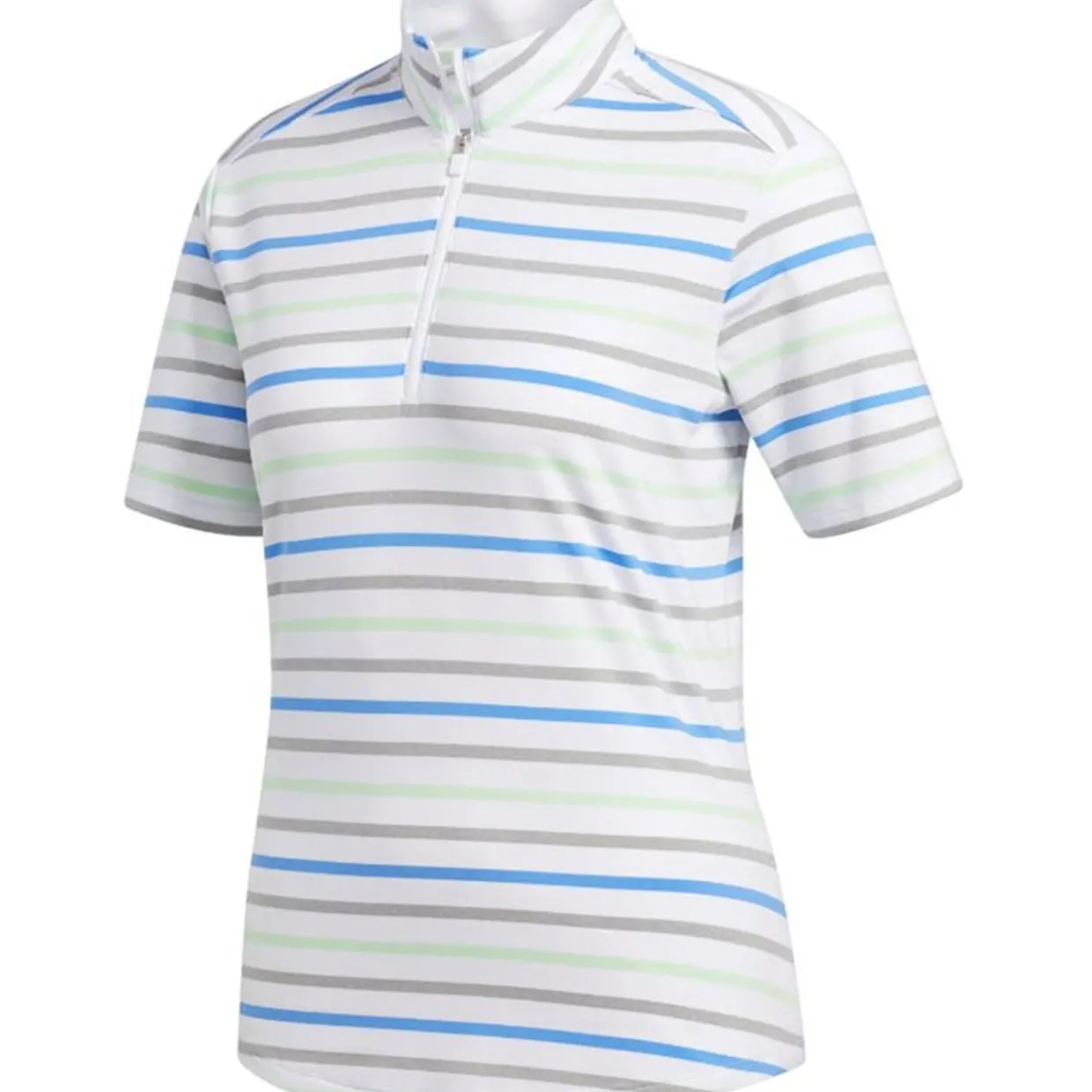 Adidas Ladies Golf Apparel^Utiate tripe hirt Poo hort eeve Gof Appare