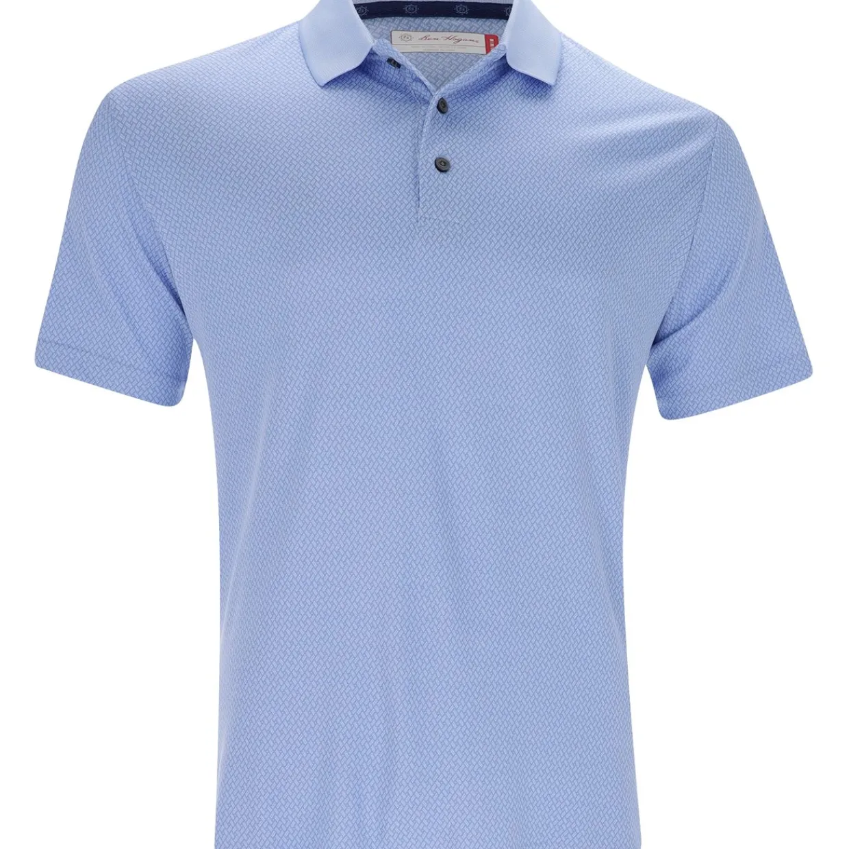 Ben Hogan Mens Golf Apparel|Golf Shirts^2 Tone icro Geo Jacquard hirt Poo hort eeve Gof Appare