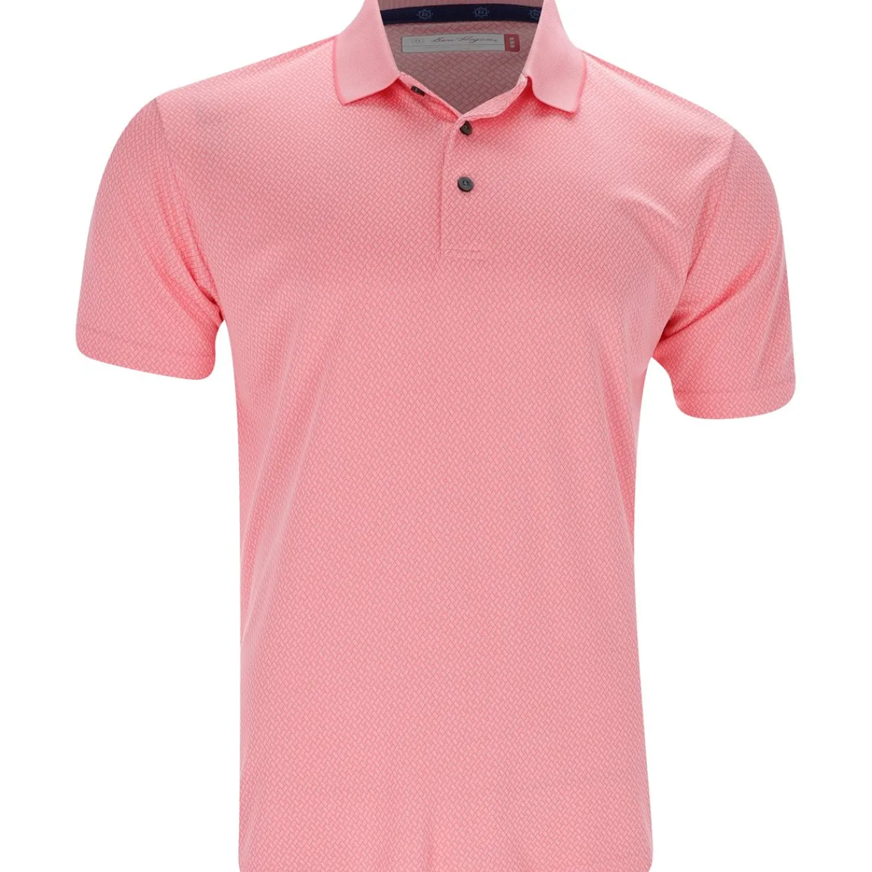 Ben Hogan Mens Golf Apparel|Golf Shirts^2 Tone icro Geo Jacquard hirt Poo hort eeve Gof Appare