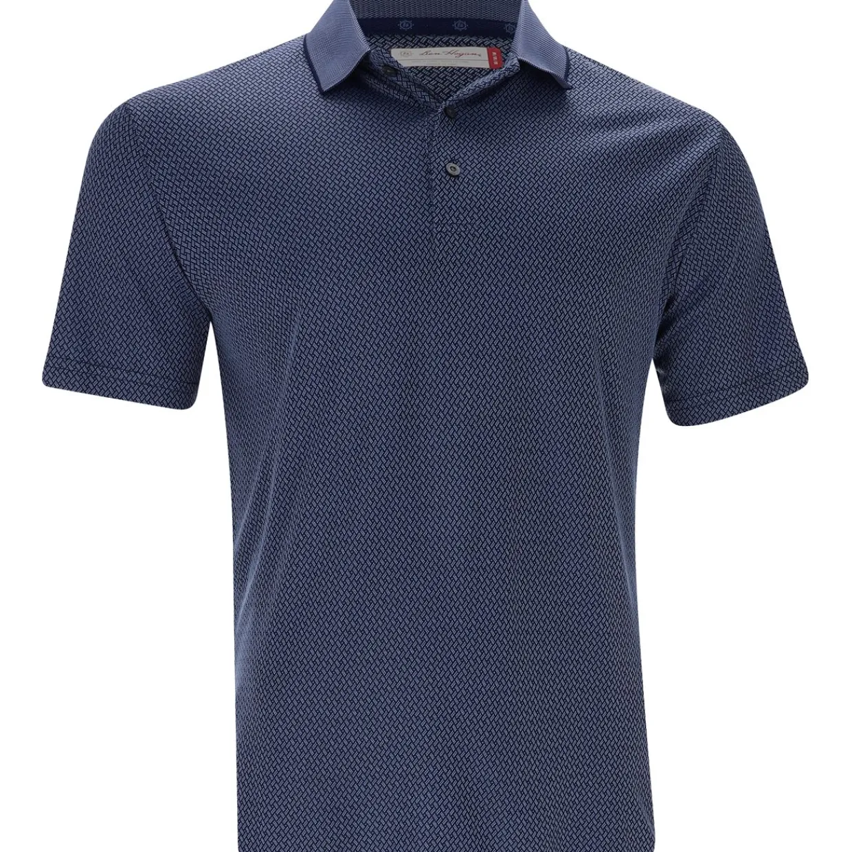 Ben Hogan Mens Golf Apparel|Golf Shirts^2 Tone icro Geo Jacquard hirt Poo hort eeve Gof Appare