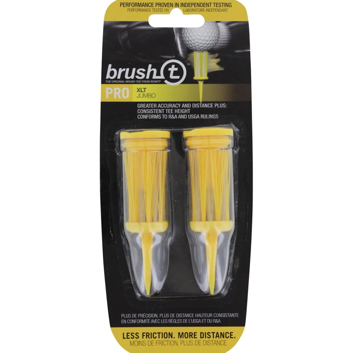 Brush t Tees^XLT Golf Tees