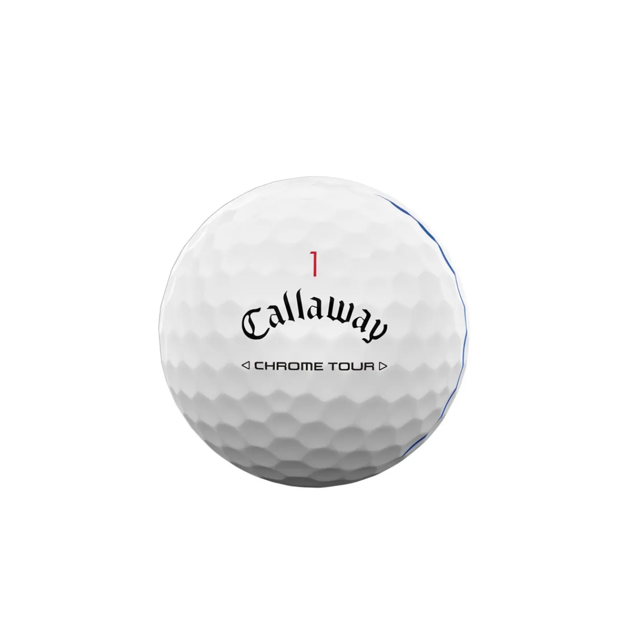 Callaway Alignment Stamped Golf Balls^Chrome Tour Triple Track Tour Golf Balls