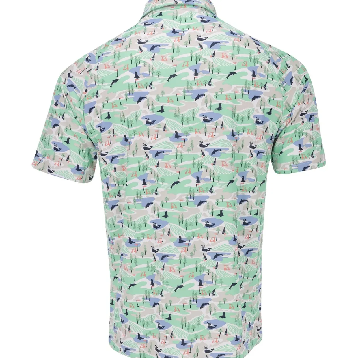 Callaway Golf Shirts^A-Over Abtract Coata Print hirt Poo hort eeve Gof Appare