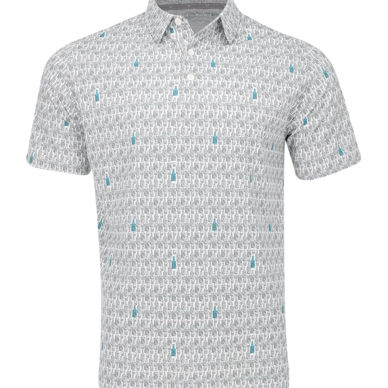 Callaway Golf Shirts^A Over cotch Novety Print hirt Poo hort eeve Gof Appare