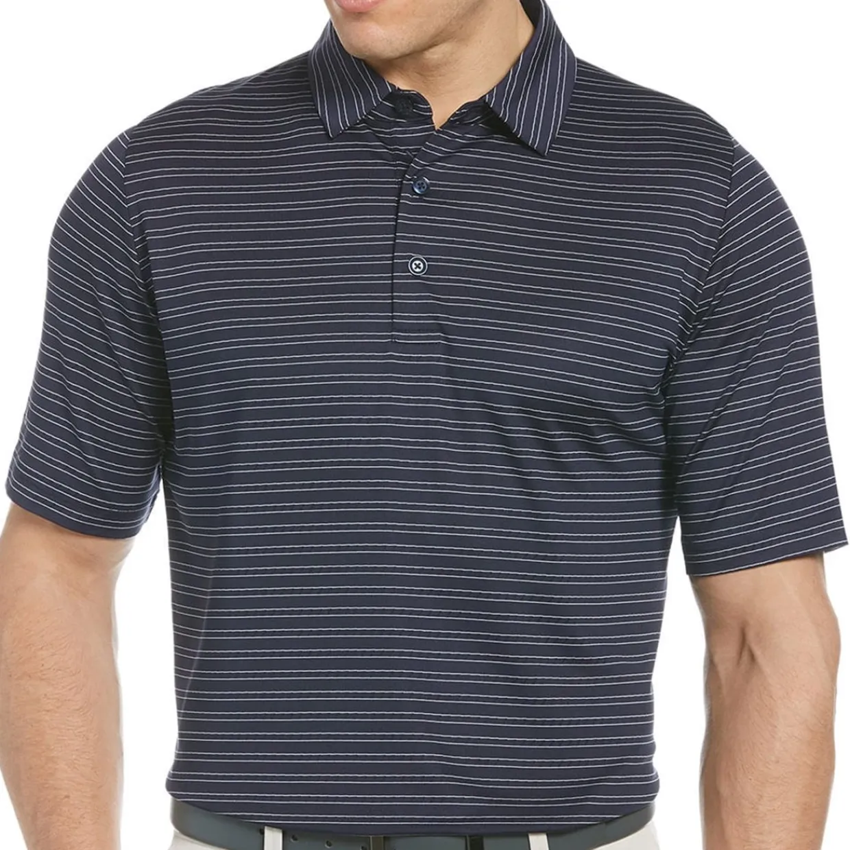 Callaway Golf Shirts^Fine ine Vented tripe hirt Poo hort eeve Gof Appare