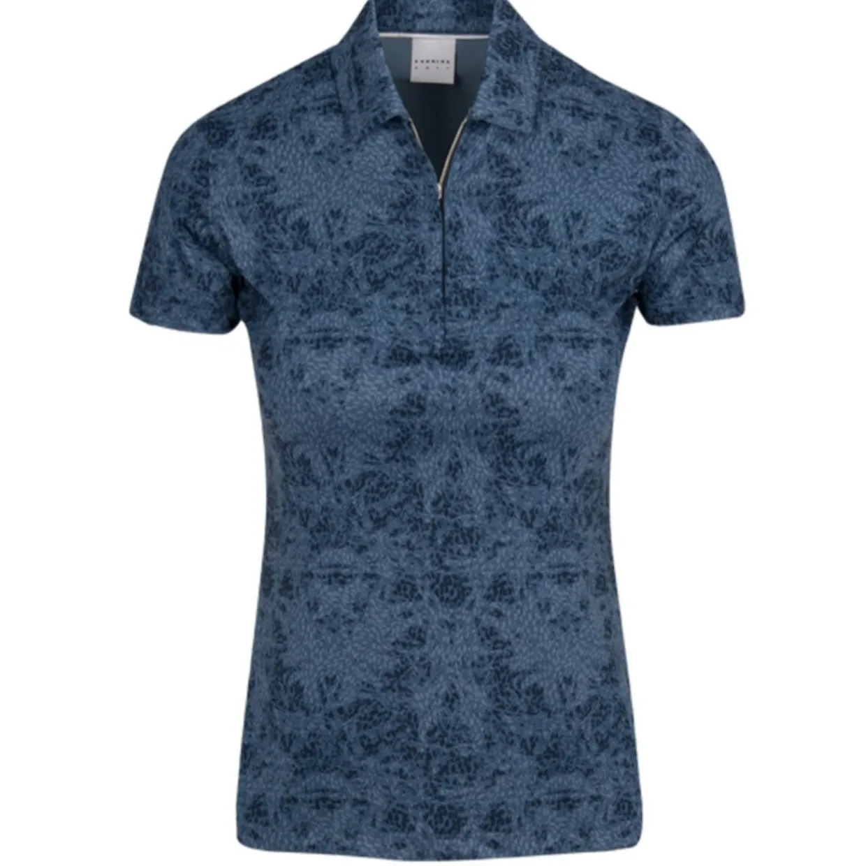 Dunning Ladies Golf Apparel^Choe Jerey Perforance Zip hirt Poo hort eeve Gof Appare