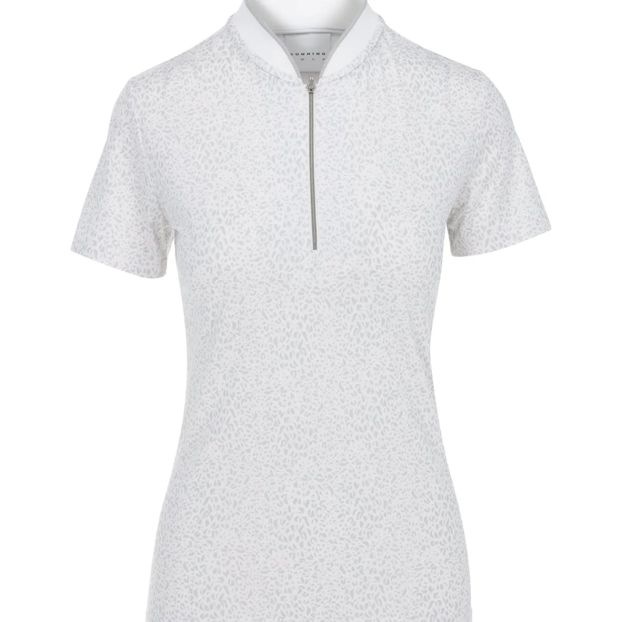 Dunning Ladies Golf Apparel^Faow Ventiated Perforance hirt Poo hort eeve Gof Appare