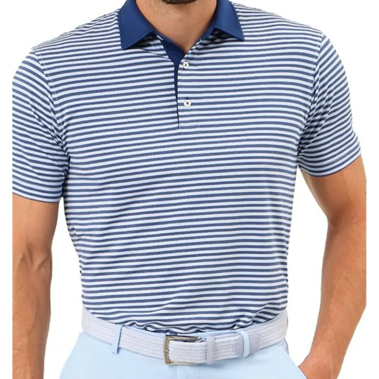 Dunning Mens Golf Apparel|Golf Shirts^Fennor tripe Jerey Perforance hirt Poo hort eeve Gof Appare