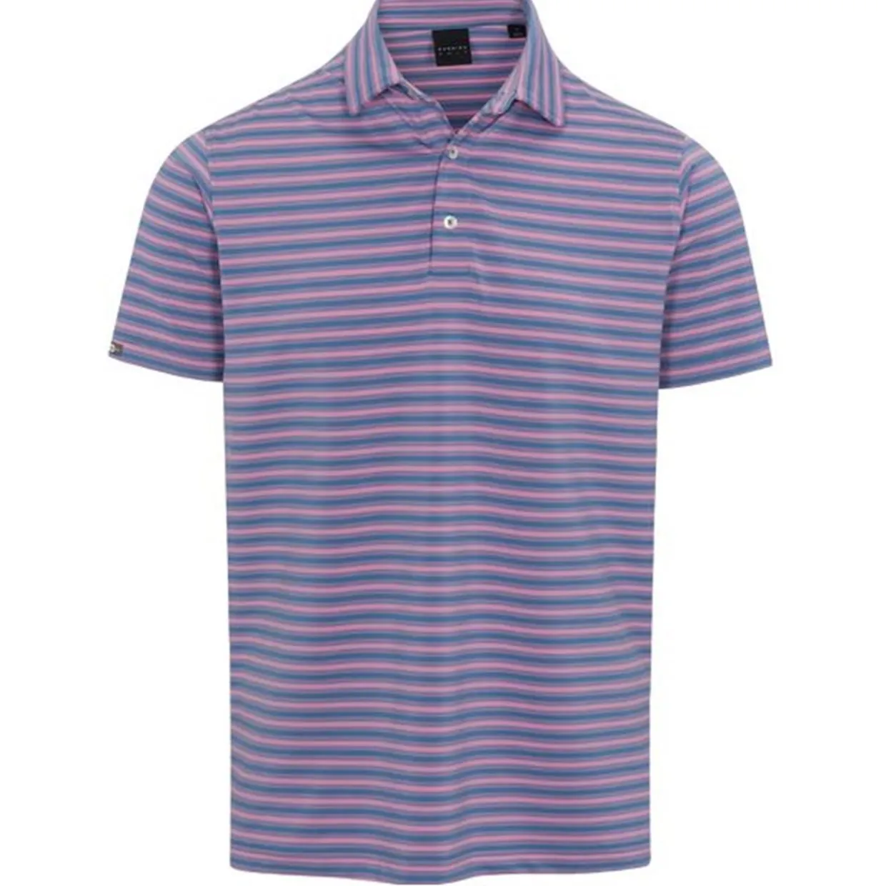 Dunning Mens Golf Apparel|Golf Shirts^Oakwood tripe Ventiated hirt Poo hort eeve Gof Appare