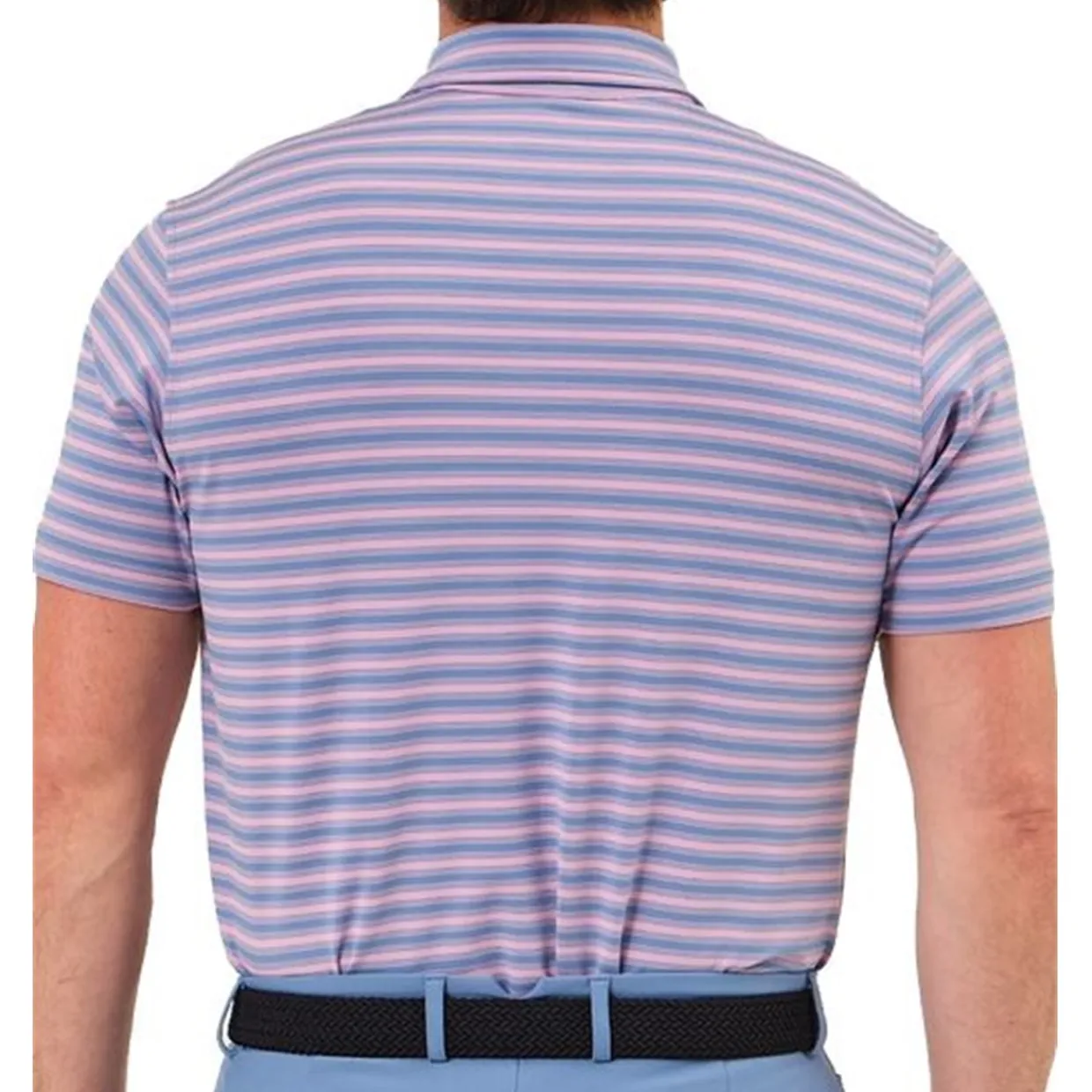 Dunning Mens Golf Apparel|Golf Shirts^Oakwood tripe Ventiated hirt Poo hort eeve Gof Appare