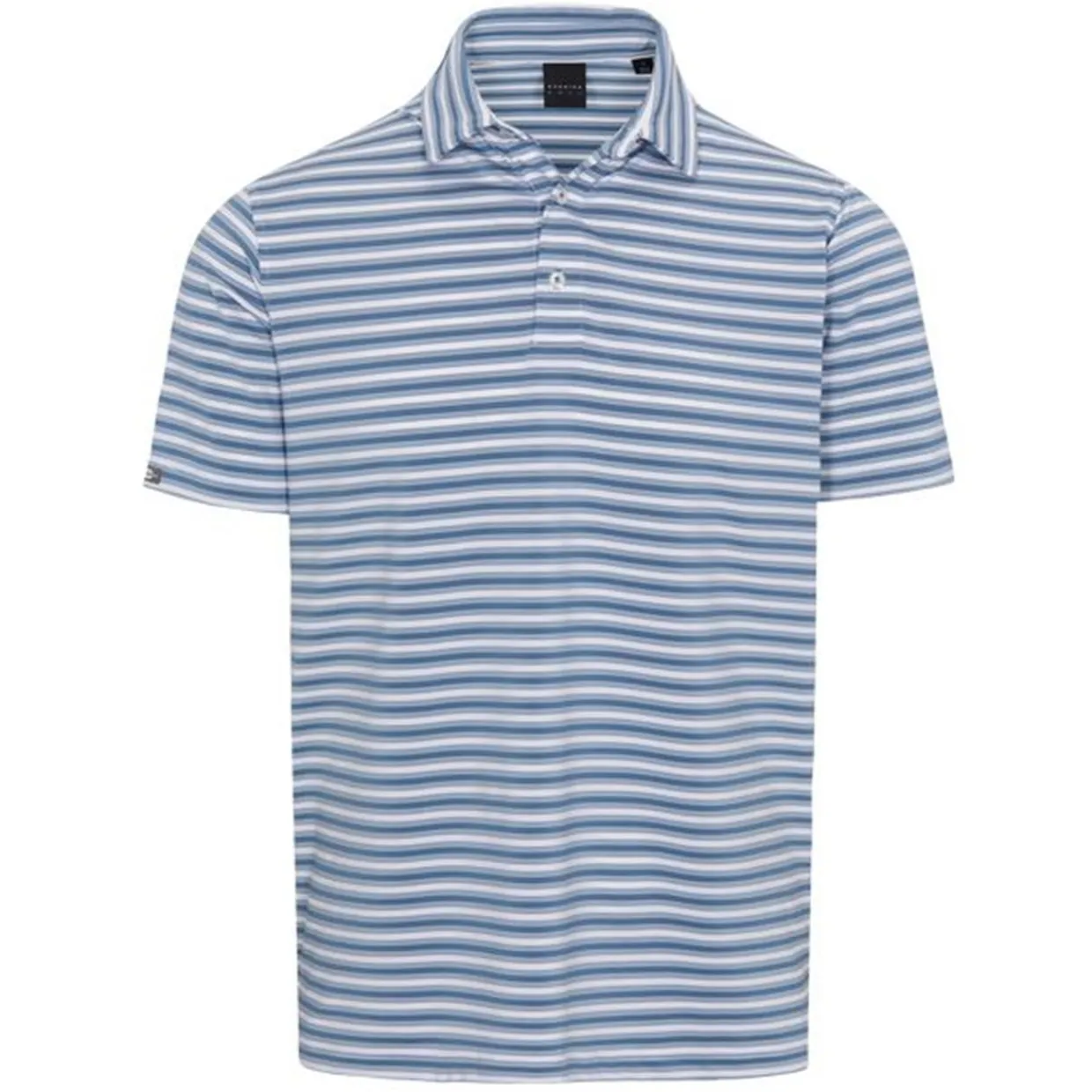 Dunning Mens Golf Apparel|Golf Shirts^Oakwood tripe Ventiated hirt Poo hort eeve Gof Appare