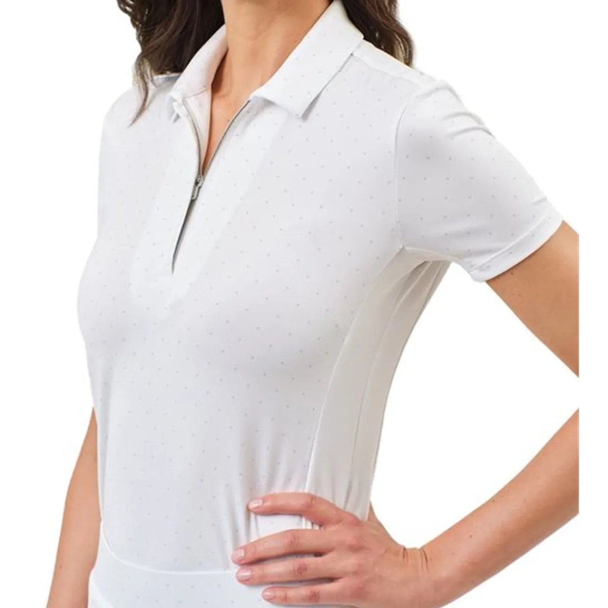 Dunning Ladies Golf Apparel^Baina Jerey Perforance hirt Poo hort eeve Gof Appare