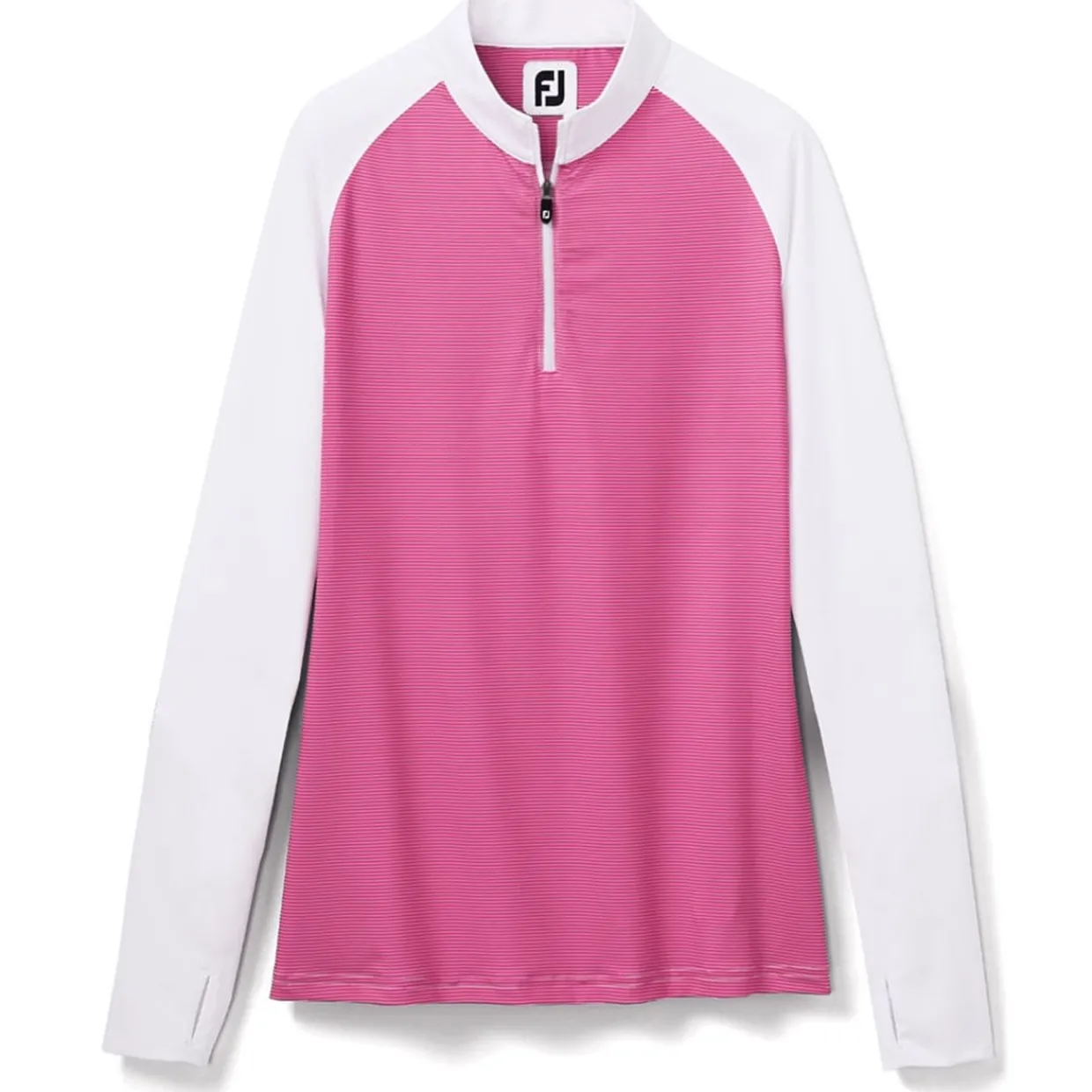 FootJoy Ladies Golf Apparel^1/4 Zip Previou eaon Appare tye hirt Poo ong eeve Gof Appare