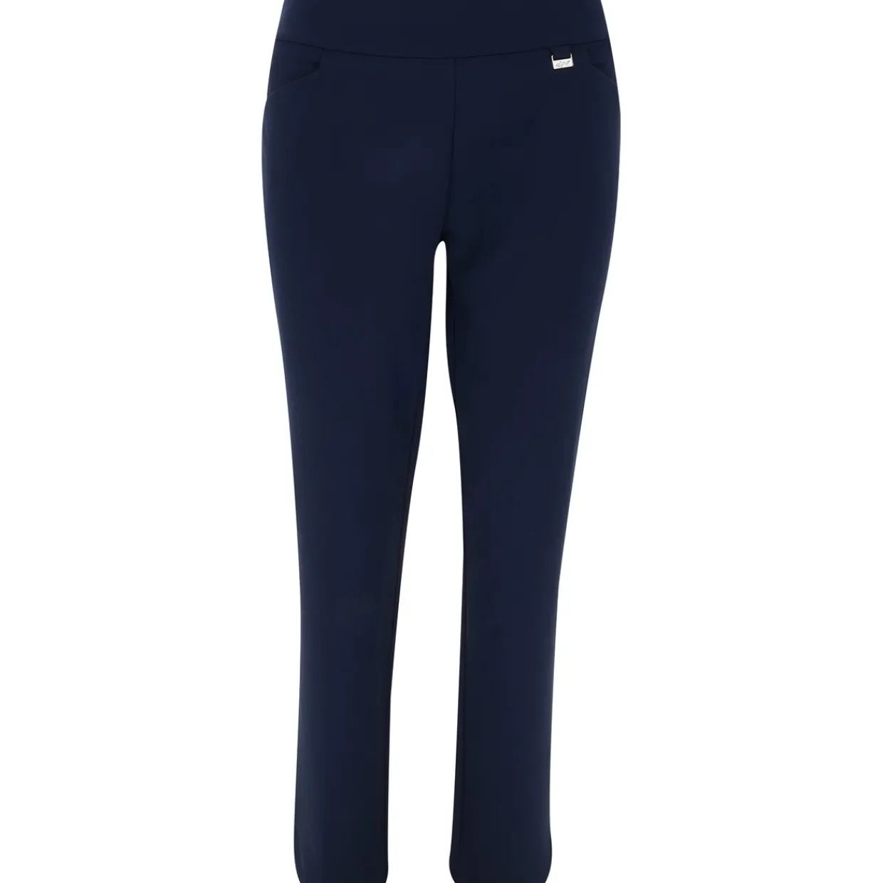 Greg Norman Ladies Golf Apparel^Eentia Pu-On tretch Pant Fat Front Gof Appare