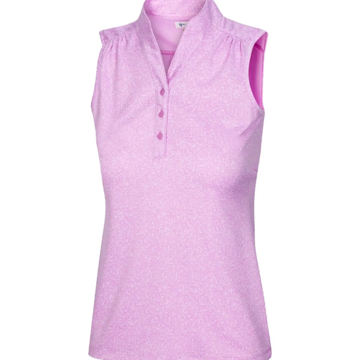 Greg Norman Ladies Golf Apparel^Heathered Dot hirt Poo hort eeve Gof Appare