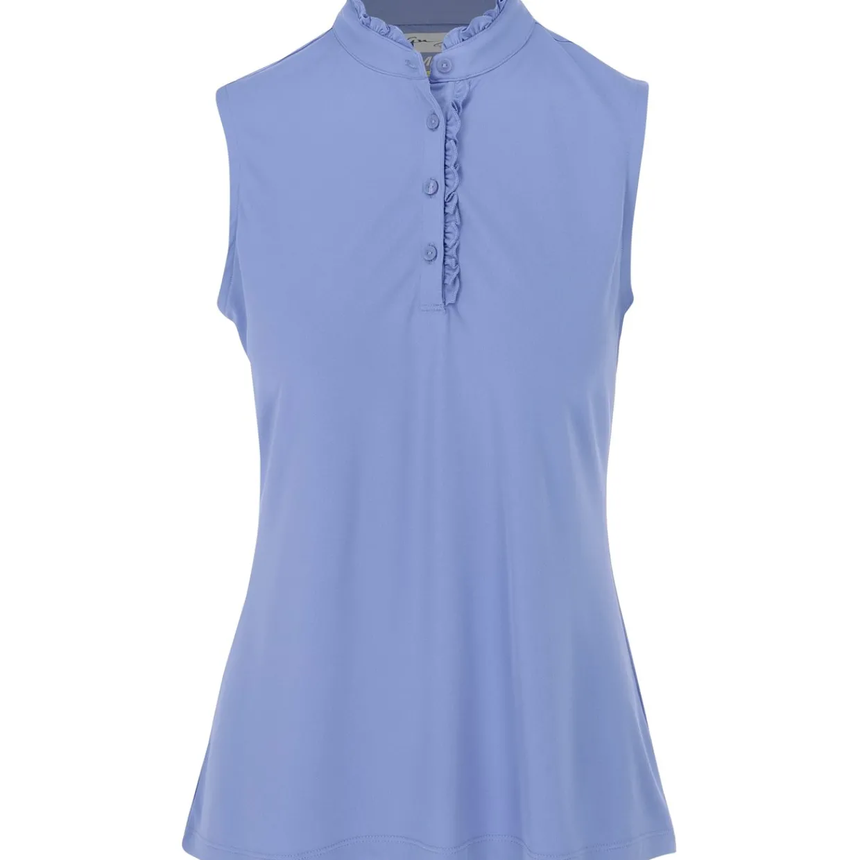 Greg Norman Ladies Golf Apparel^75 Ruffe Coar eevee hirt Poo hort eeve Gof Appare