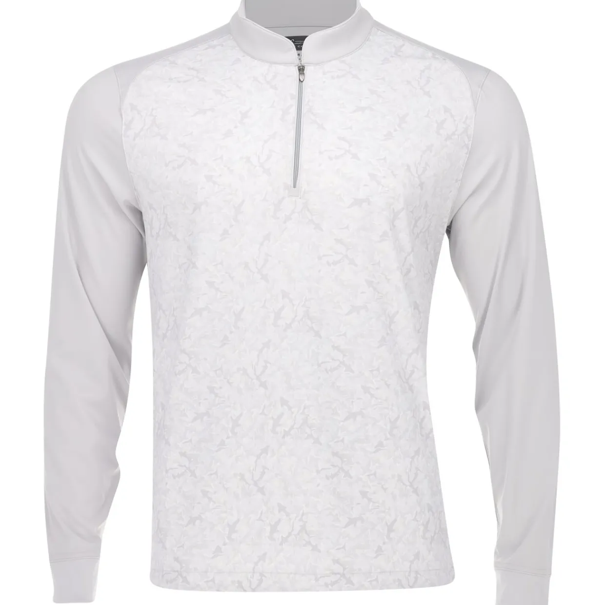 Greg Norman Outerwear^hiver hark Print Warp-Knit 1/4 Zip Outerwear Puover Gof Appare