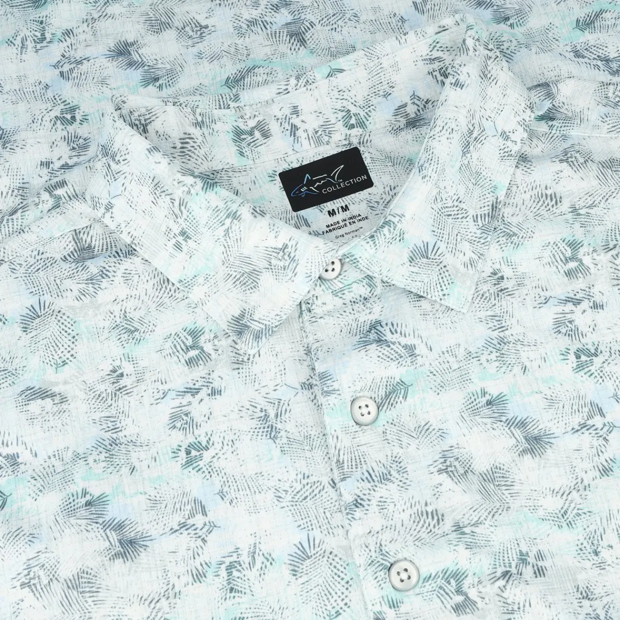 Greg Norman Golf Shirts^Caava eaf 75 tretch Poo hirt Poo hort eeve Gof Appare