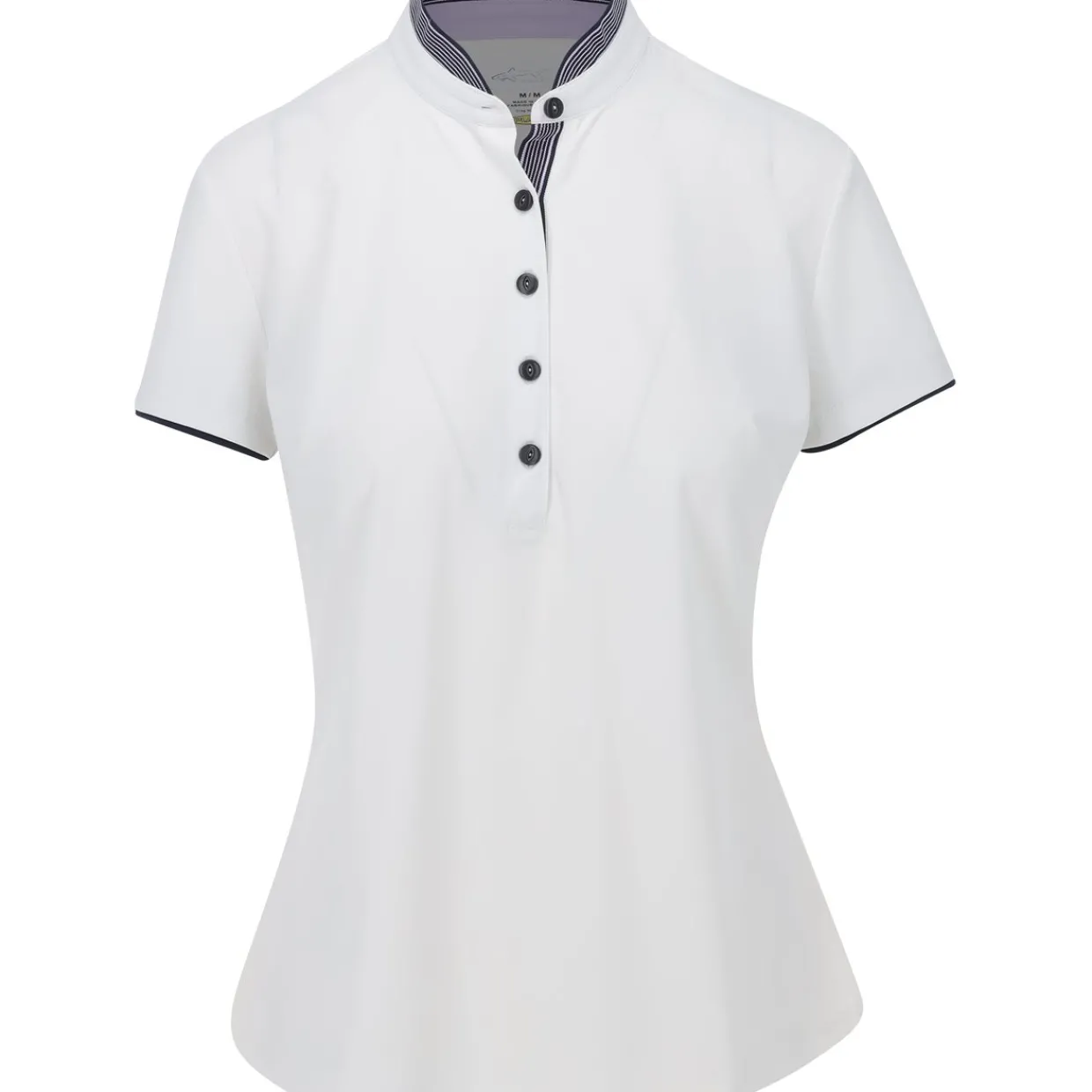 Greg Norman Ladies Golf Apparel^Chaparra Warp-Knit hirt Poo hort eeve Gof Appare