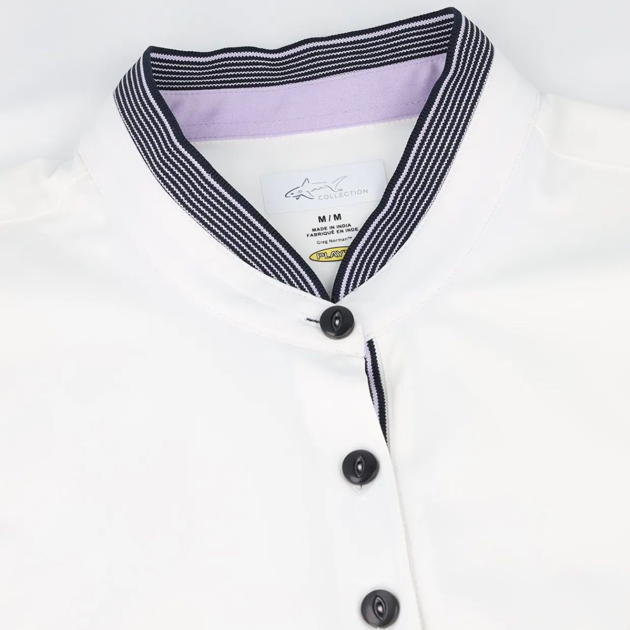 Greg Norman Ladies Golf Apparel^Chaparra Warp-Knit hirt Poo hort eeve Gof Appare