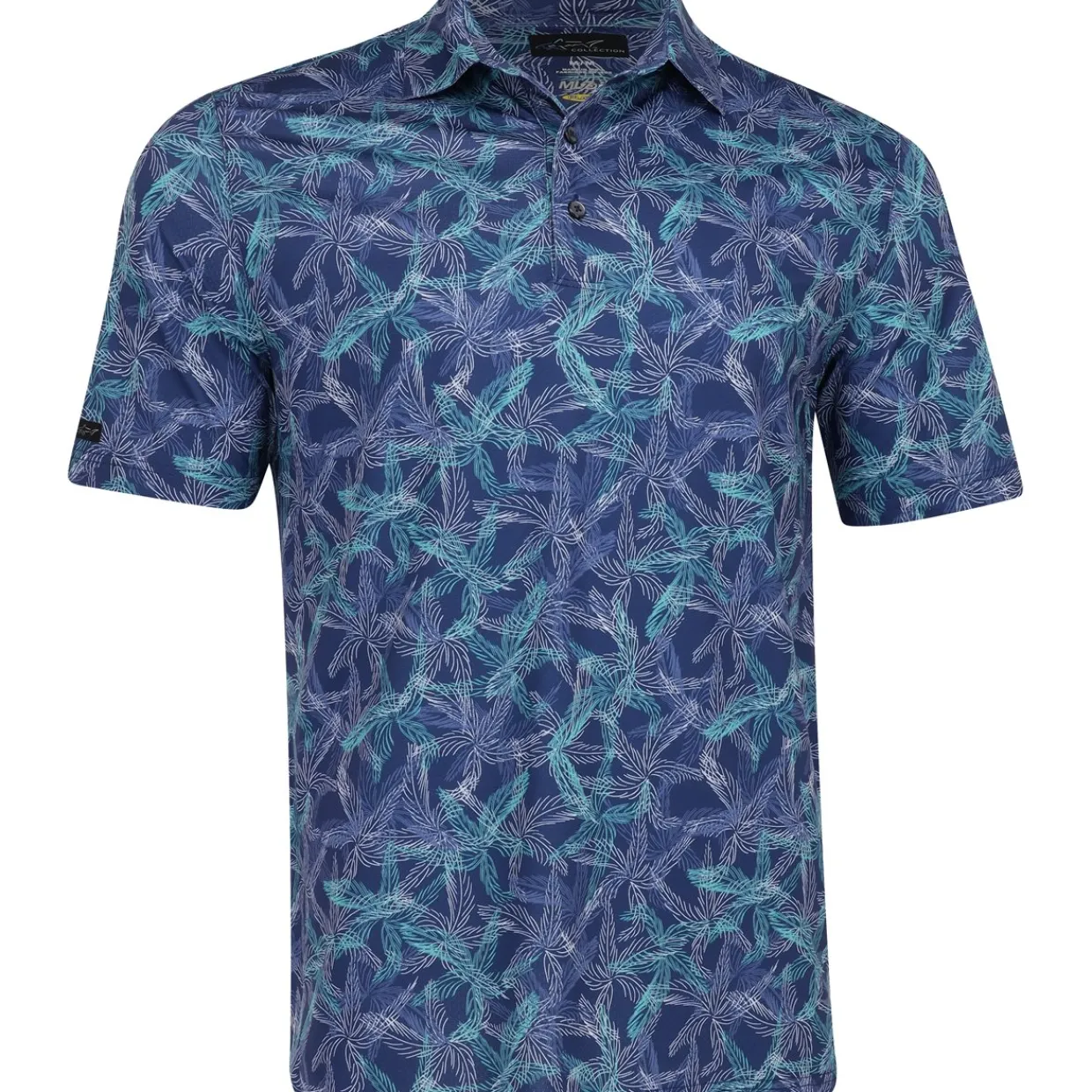 Greg Norman Golf Shirts^75 tretch Tropicana Print hirt Poo hort eeve Gof Appare