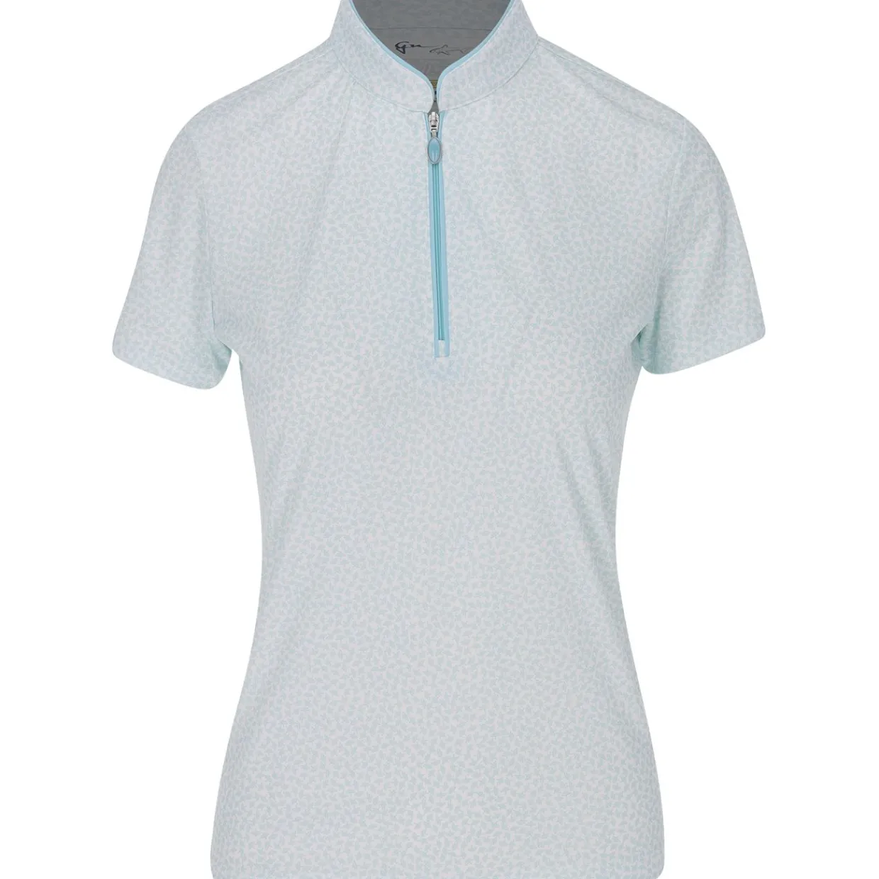 Greg Norman Ladies Golf Apparel^75 Ubrea Print hirt Poo hort eeve Gof Appare