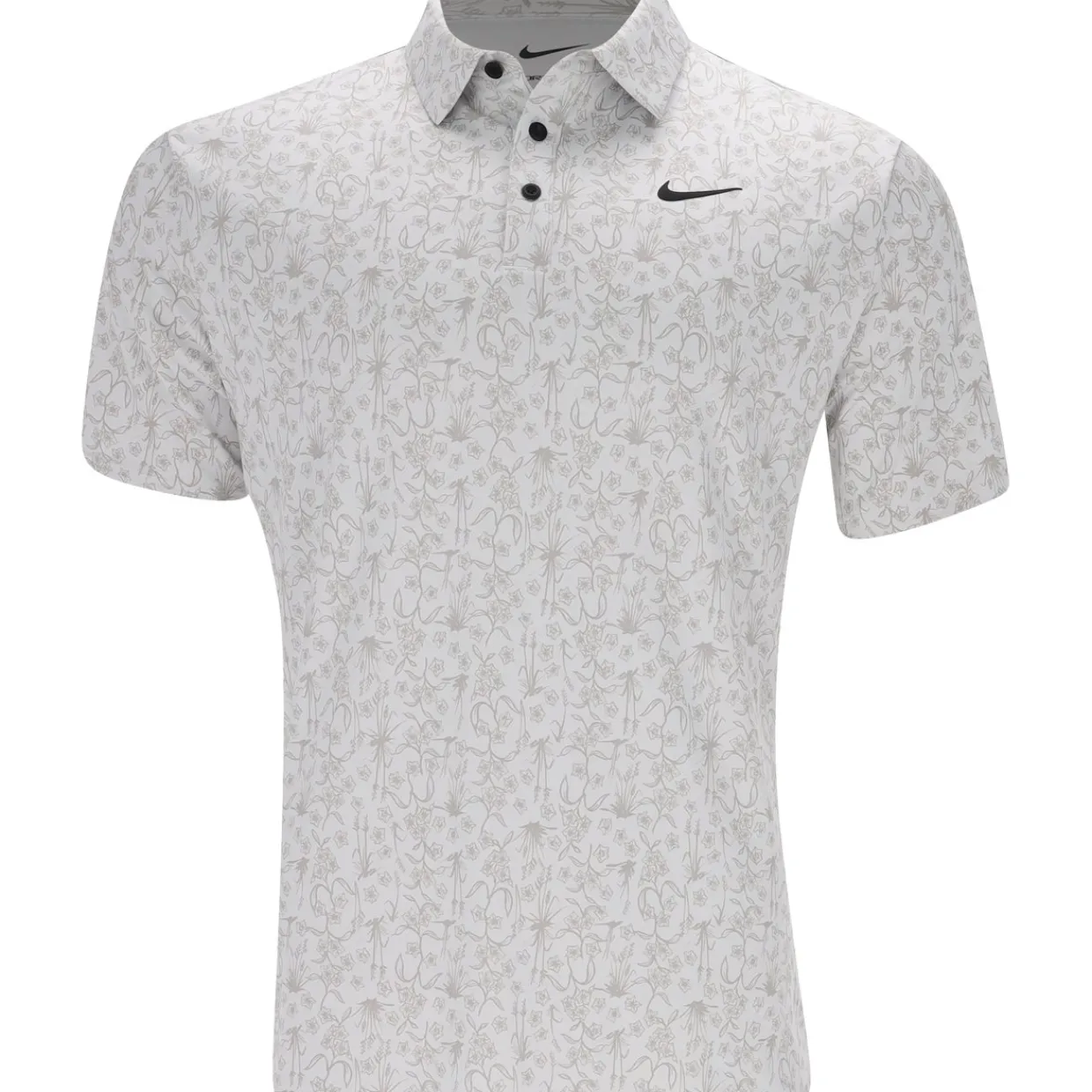Nike Mens Golf Apparel|Golf Shirts^Dri-Fit Tour POA Print hirt Poo hort eeve Gof Appare