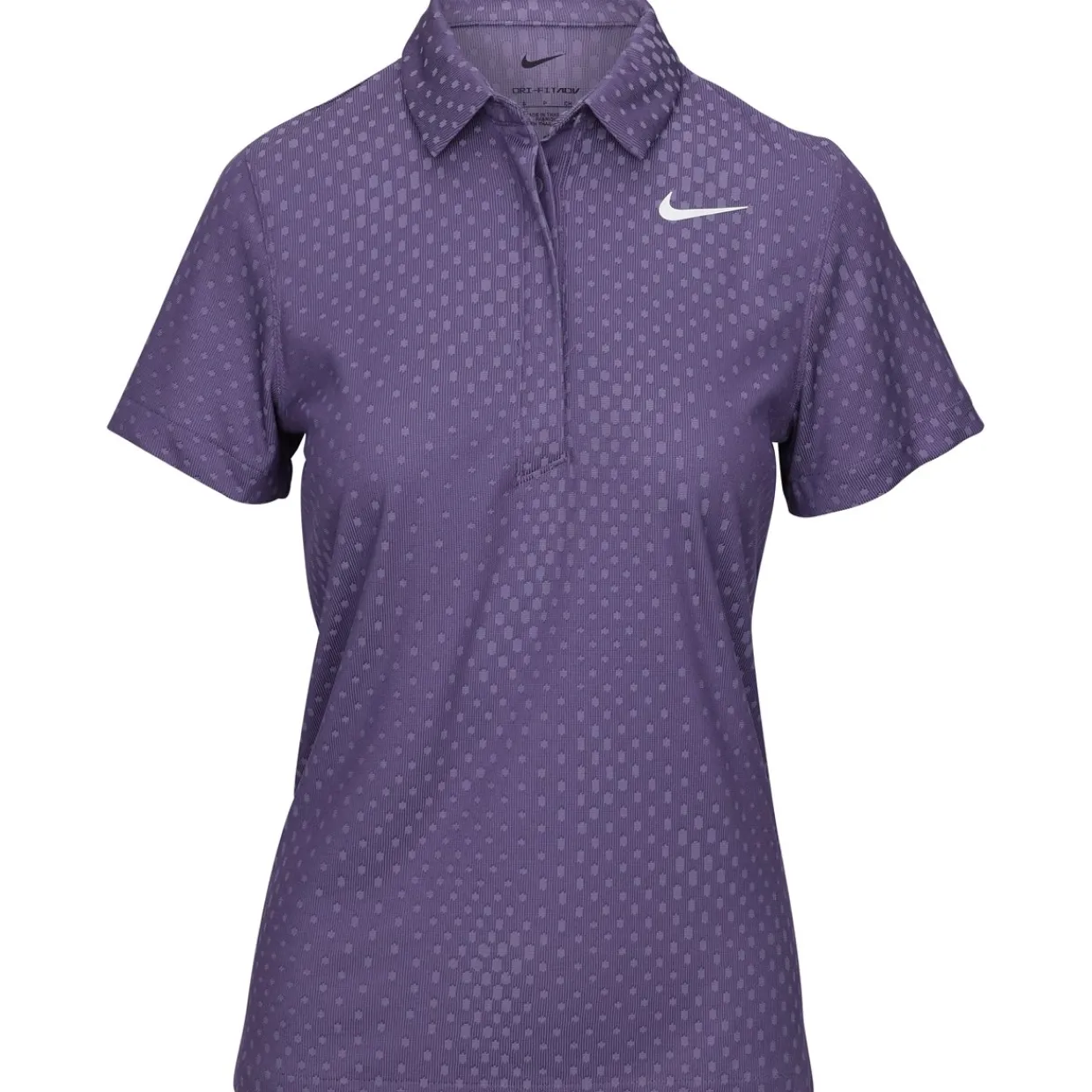 Nike Ladies Golf Apparel^Dri Fit Advanced Tour Jacquard Poo hirt Poo hort eeve Gof Appare