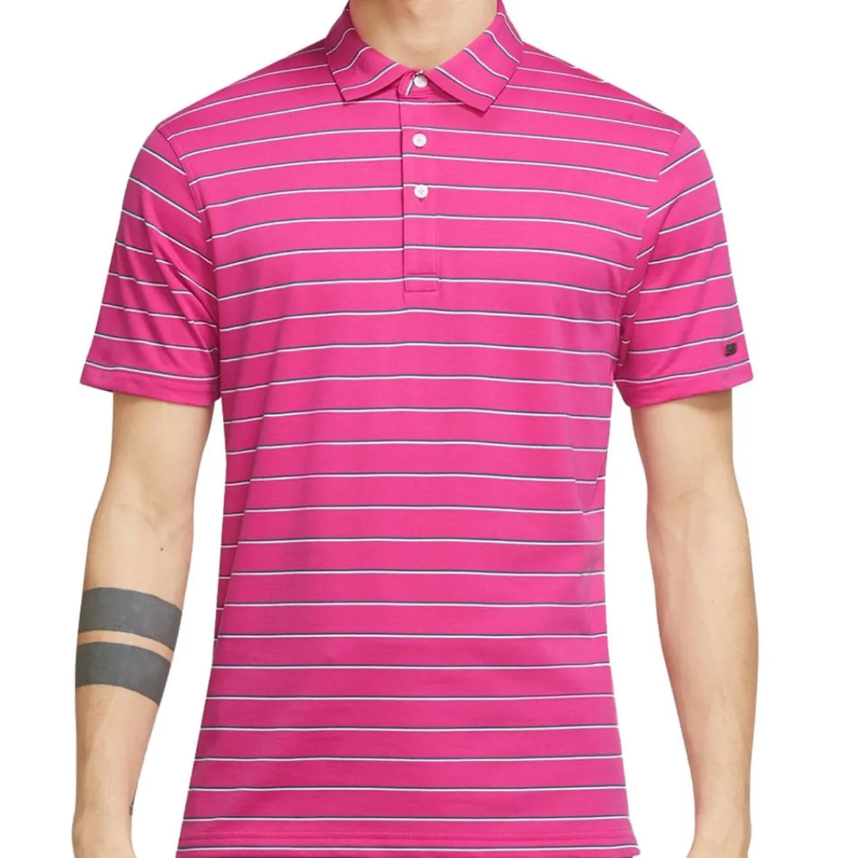 Nike Golf Shirts^Dri Fit Payer tripe hirt Poo hort eeve Gof Appare