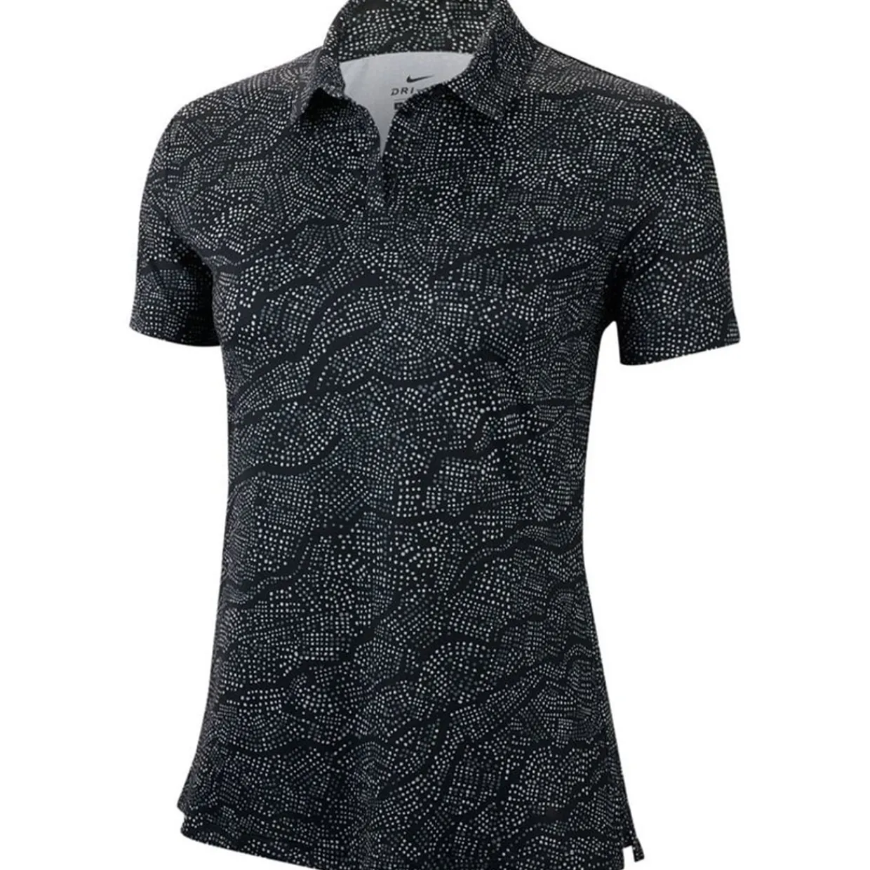 Nike Ladies Golf Apparel^Dri-Fit UV Fuid Print hirt Poo hort eeve Gof Appare