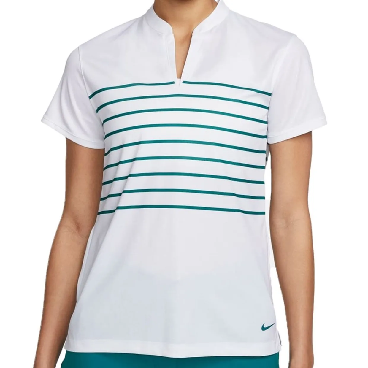 Nike Ladies Golf Apparel^Dri-Fit Victory triped hirt Poo hort eeve Gof Appare