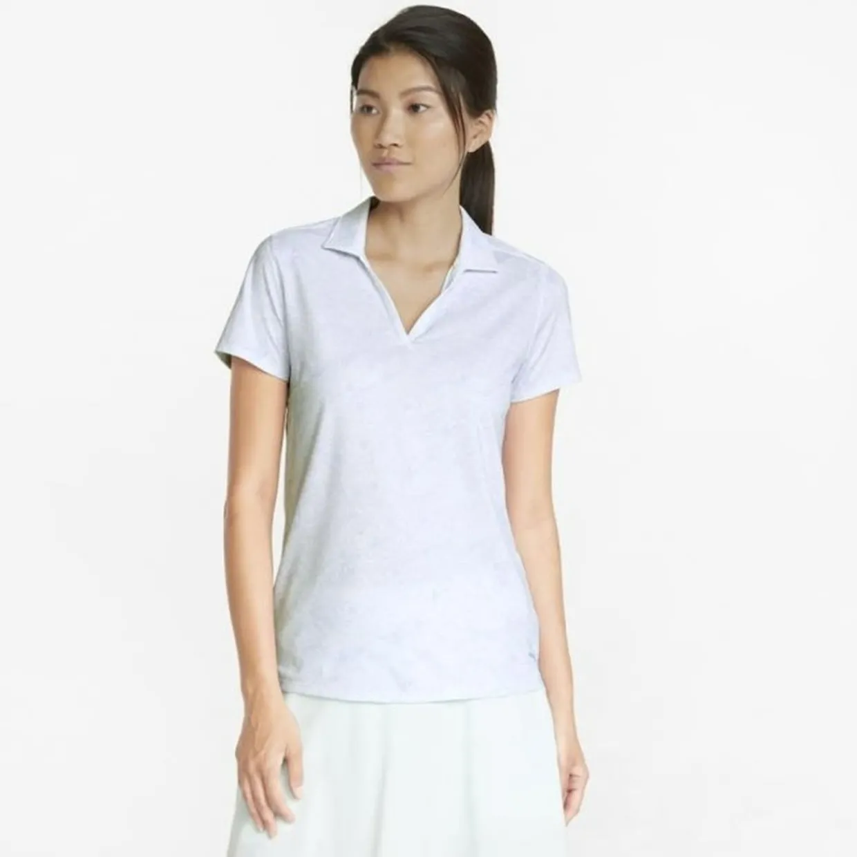 Puma Ladies Golf Apparel^attr Gut O' Wind hirt Poo hort eeve Gof Appare
