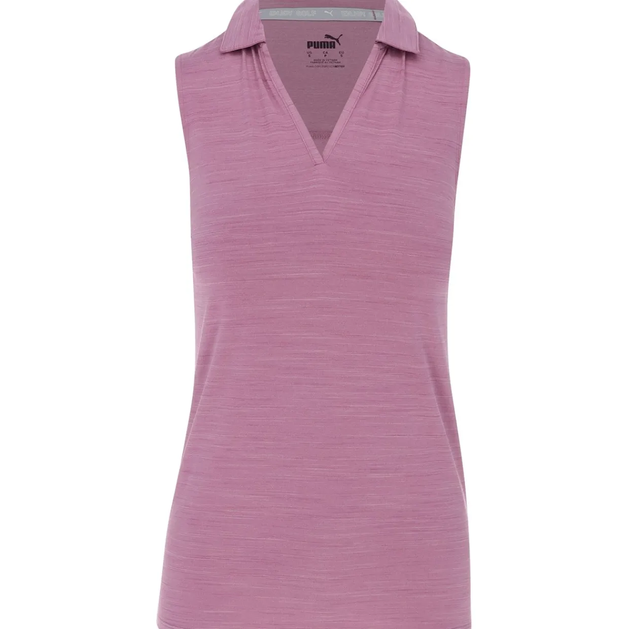 Puma Ladies Golf Apparel^W Coudpun Coat hirt Poo hort eeve Gof Appare