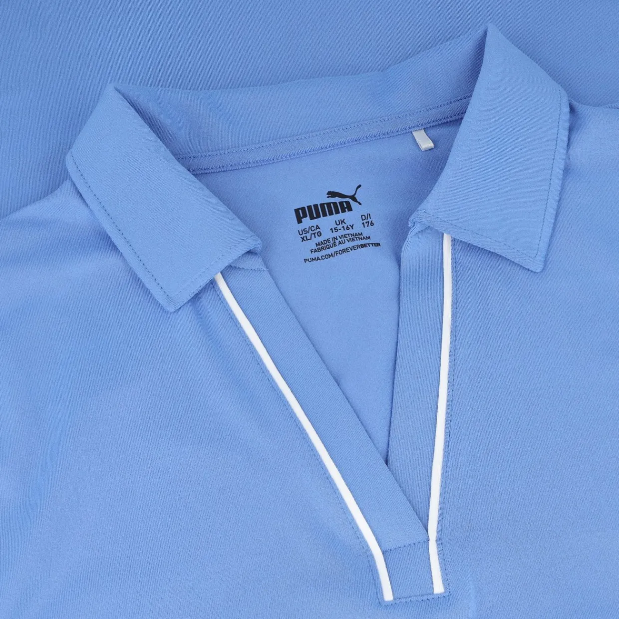 Kids Puma Kids Golf Apparel^Youth Gir COUDPUN Piped eevee hirt Poo hort eeve Gof Appare