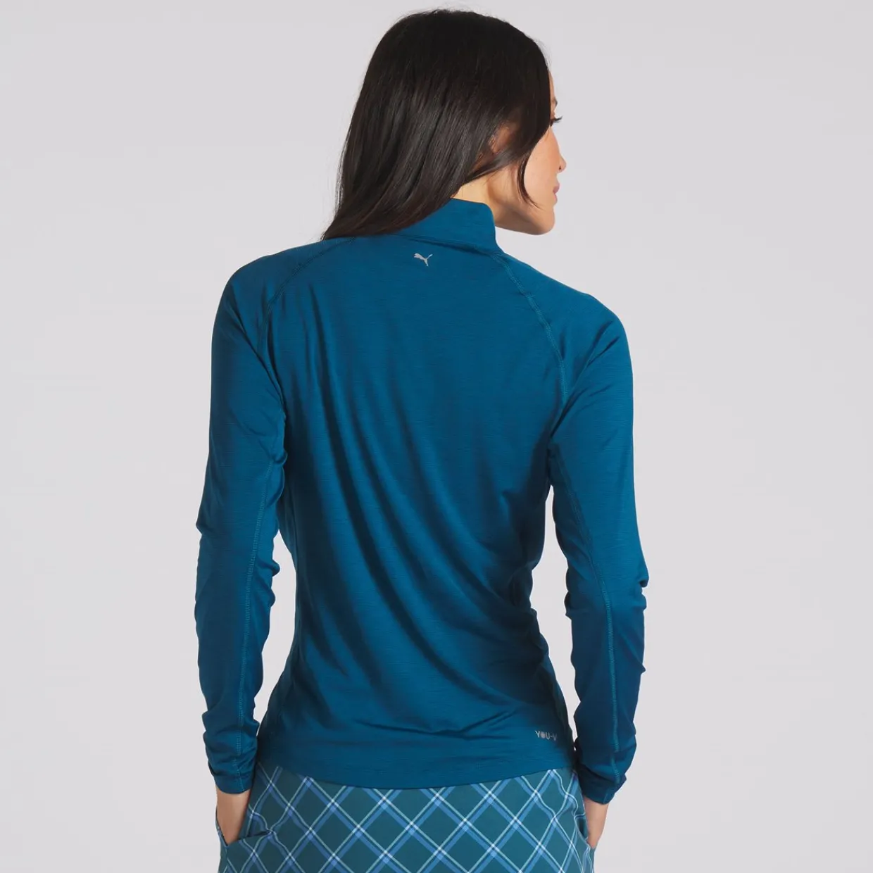 Puma Ladies Golf Apparel^YOU-V oid 1/4 Zip Outerwear Puover Gof Appare