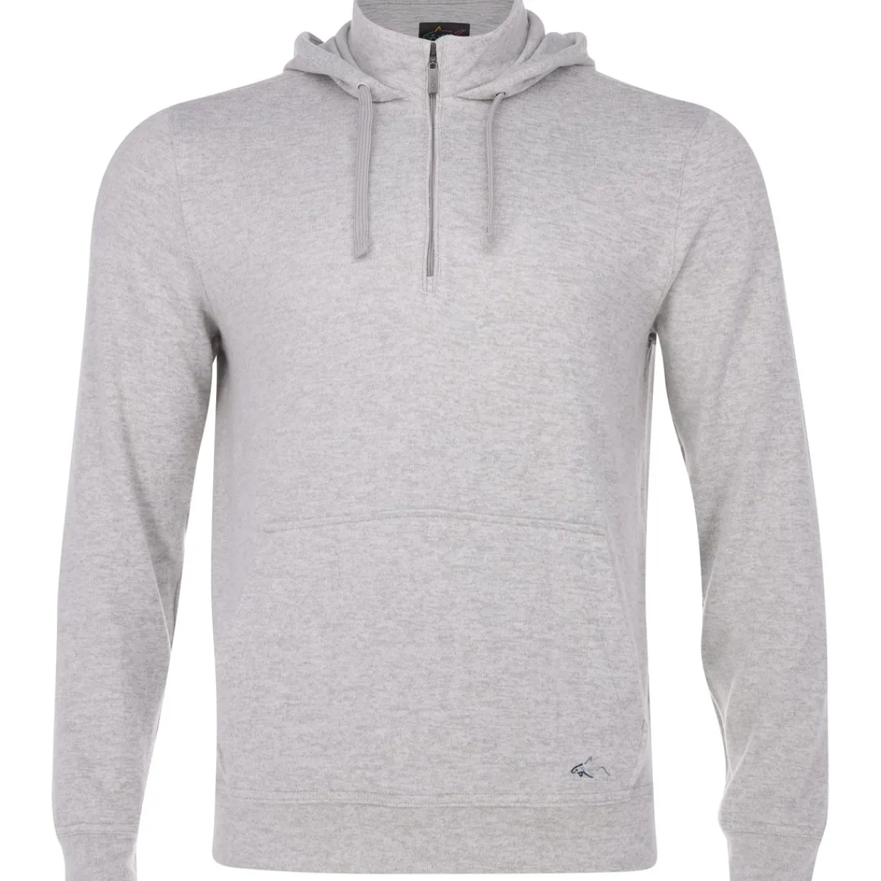 Greg Norman Mens Golf Apparel|Outerwear^hark Coection ab 1/4 Zip Hoodie Outerwear Puover Gof Appare