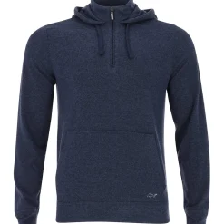 Greg Norman Mens Golf Apparel|Outerwear^hark Coection ab 1/4 Zip Hoodie Outerwear Puover Gof Appare