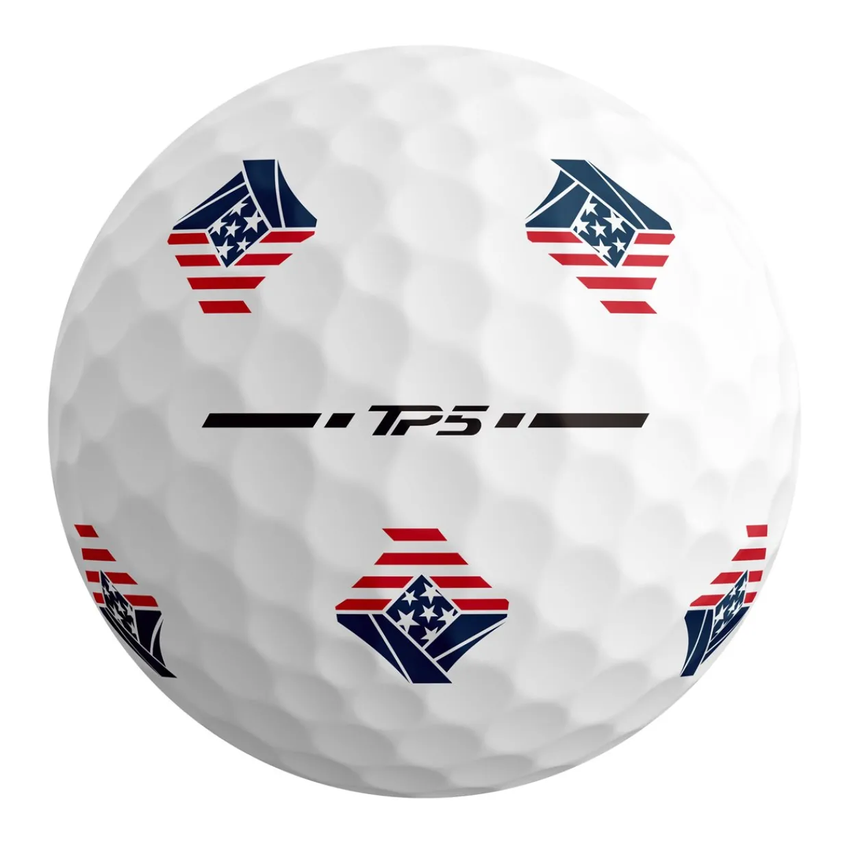 TaylorMade Alignment Stamped Golf Balls^TP5 Pix 3.0 USA Tour Golf Balls
