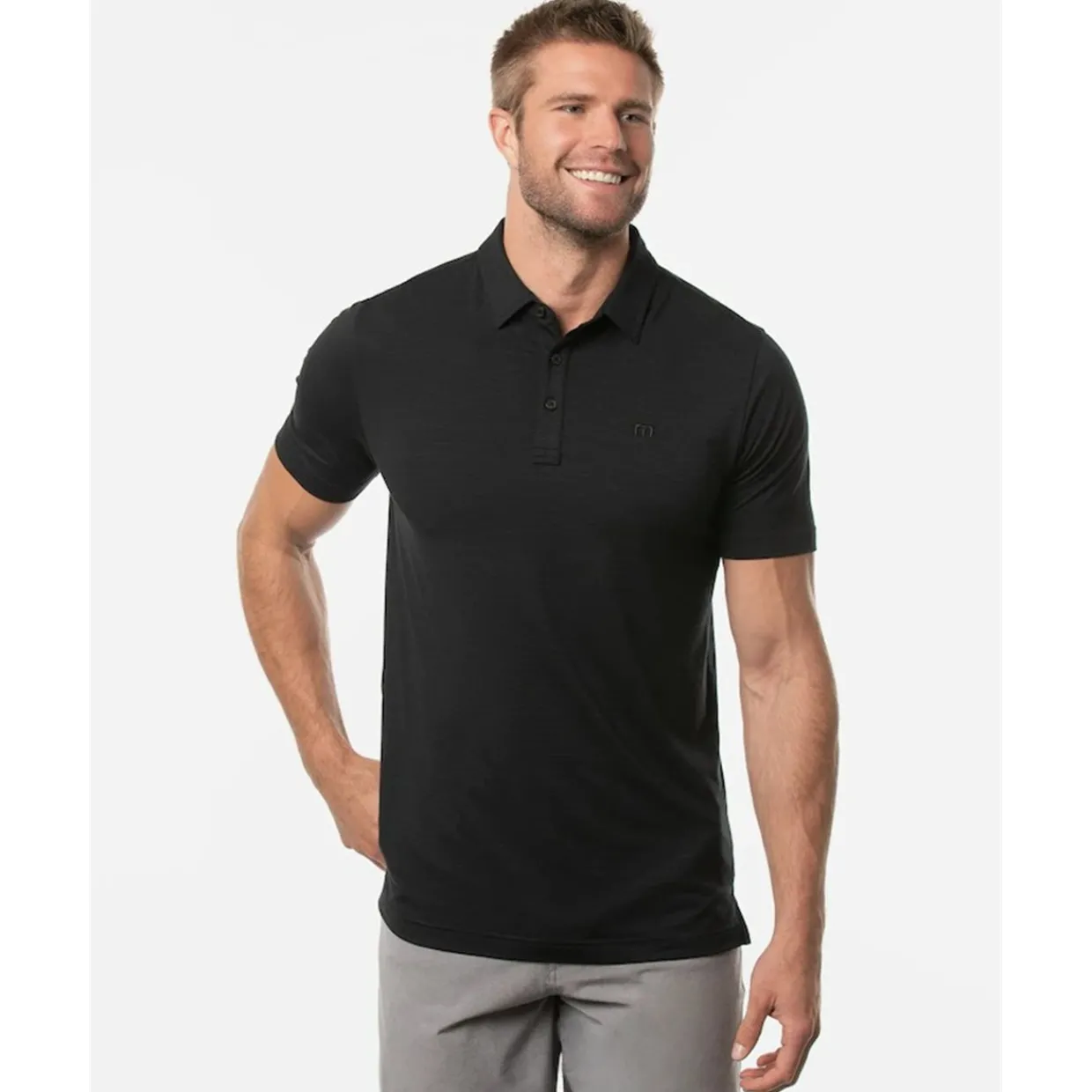 TravisMathew Golf Shirts|Mens Golf Apparel^The Heater hirt Poo hort eeve Gof Appare
