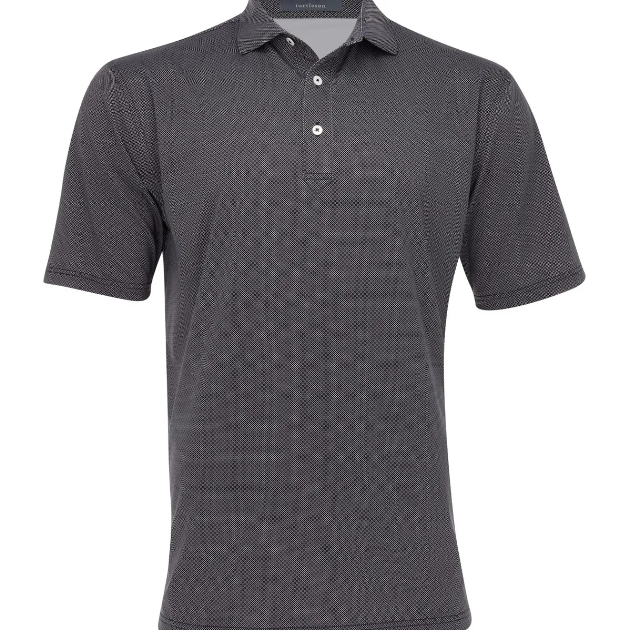 Turtleson Mens Golf Apparel|Golf Shirts^Carence ini Diaond Jacquard Perforance hirt Poo hort eeve Gof Appare