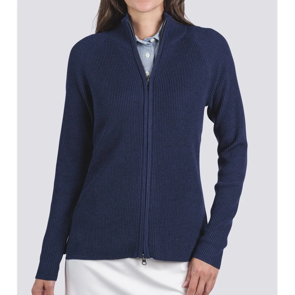 Turtleson Ladies Golf Apparel^Brandy weater Fu Zip Gof Appare