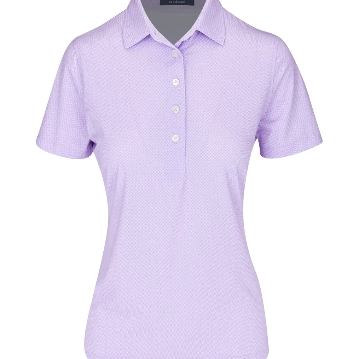 Turtleson Ladies Golf Apparel^Care ini Diaond Jacquard Perforance hirt Poo hort eeve Gof Appare