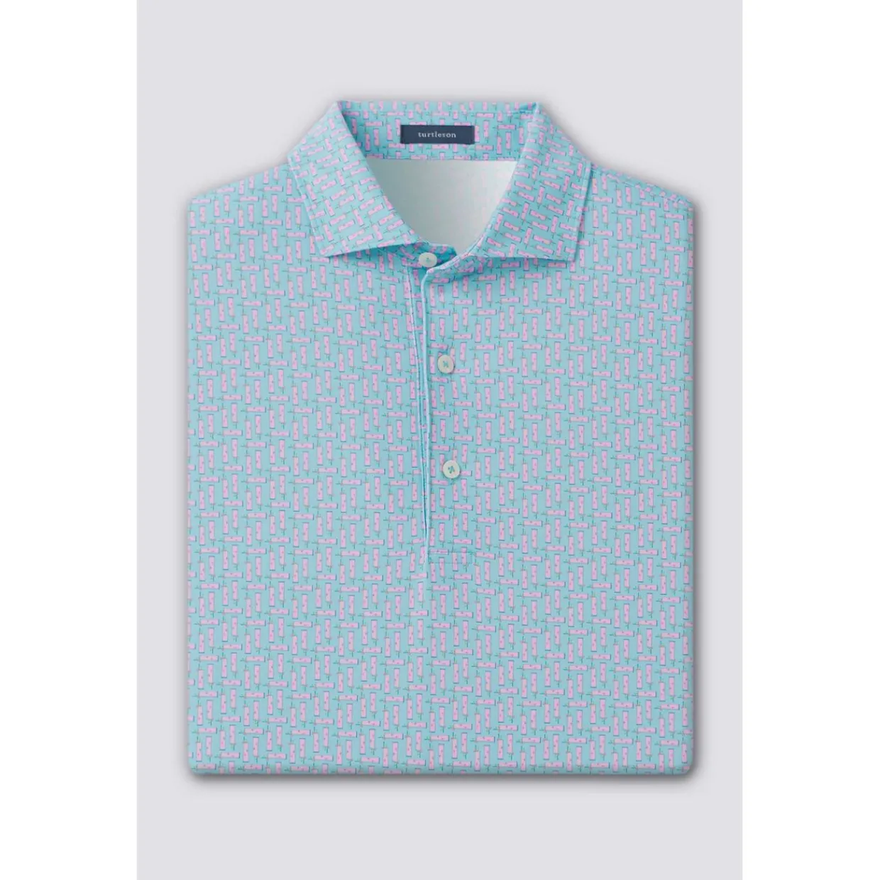 Turtleson Golf Shirts^Coin Perforance hirt Poo hort eeve Gof Appare