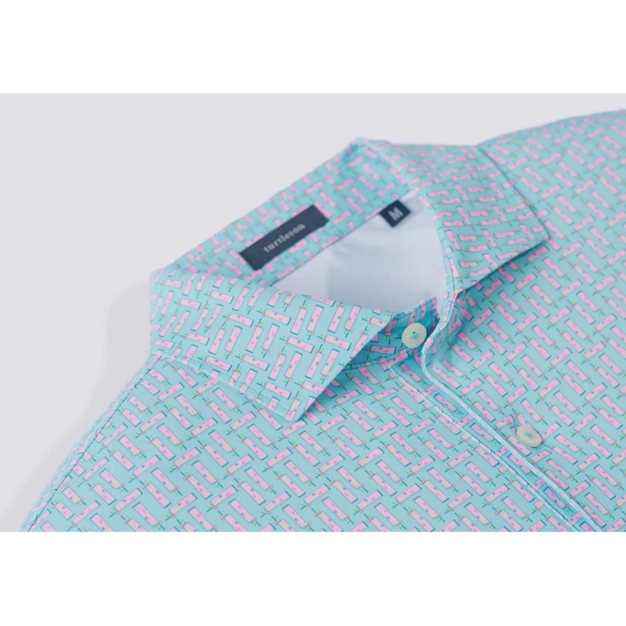 Turtleson Golf Shirts^Coin Perforance hirt Poo hort eeve Gof Appare