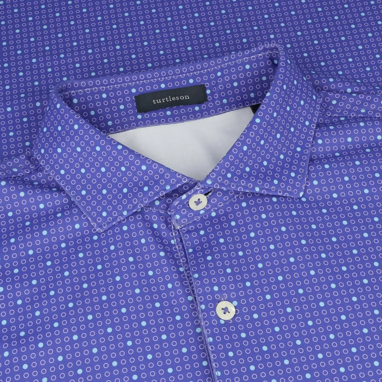 Turtleson Golf Shirts^ennox Dot Perforance hirt Poo hort eeve Gof Appare