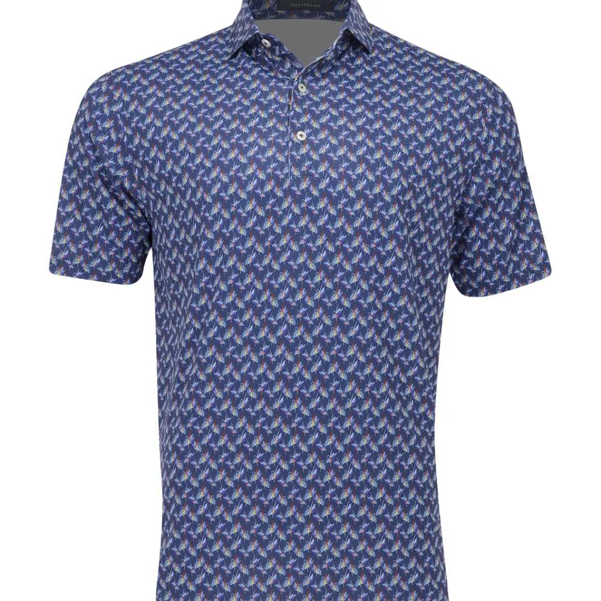 Turtleson Golf Shirts^Roin Perforance hirt Poo hort eeve Gof Appare