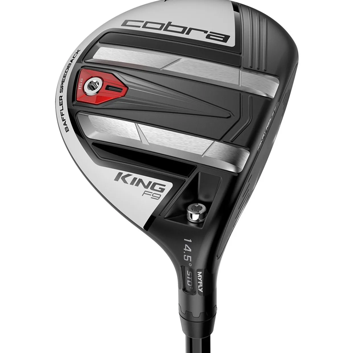 Cobra Left Handed Golf Clubs^Used King F9 SpeedBack Black Grey Left Handed Fairway Wood Golf Clubs