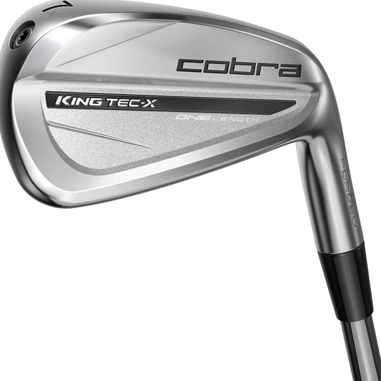 Global Golf Left Handed Golf Clubs^Used Cobra King TEC X One Length '24 Left Handed Iron Set Golf Clubs