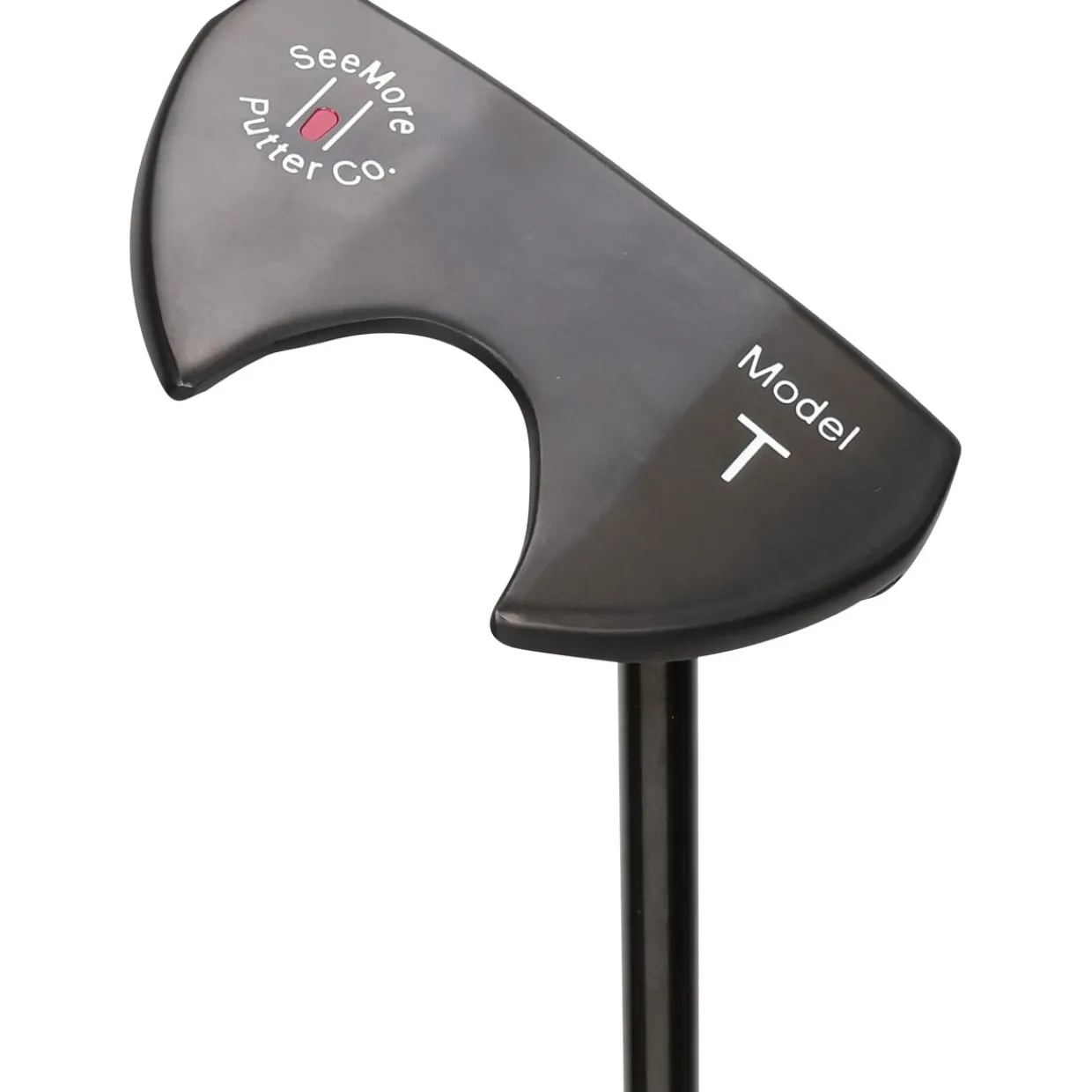 See More Putters^Used Black Model T Straight Putter Golf Clubs